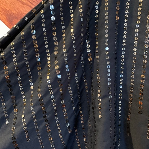 Saks 5th Ave BLACK LABEL Leopard Sequin Dolman Sleeve Blouse Size S NWT - Picture 10 of 12